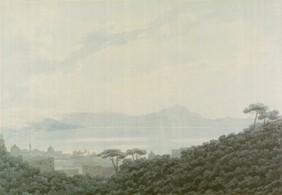 The Bay of Naples from Capodimonte, Italy by John Robert Cozens